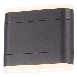 Φωτιστικό Τοίχου - Απλίκα Itri LG5381 14x4,1x13cm Led 480lm 9W 3000K Dark Grey Aca