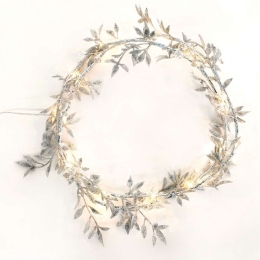 Χριστουγεννιάτικα Λαμπάκια Σειρά Garland 20 Mini Led X07201143 150+30cm 1,2W Με Μπαταρίες Silver Aca