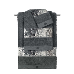 Πετσέτα Next Anthracite Guy Laroche Προσώπου 50x90cm 100% Βαμβάκι