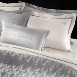 Σεντόνια Blend (Σετ 4τμχ) Silver-Ivory Guy Laroche King Size 270x280cm 100% Βαμβακοσατέν