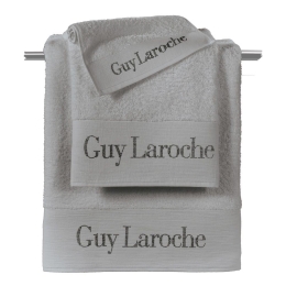 Πετσέτες Futura Σετ 3τμχ Silver Guy Laroche Σετ Πετσέτες 100% Βαμβάκι
