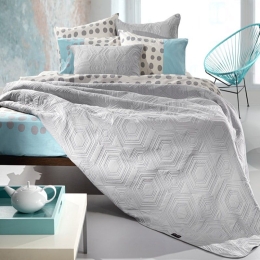 Κουβερλί Lilly Silver Guy Laroche Υπέρδιπλο 220x240cm Microfiber