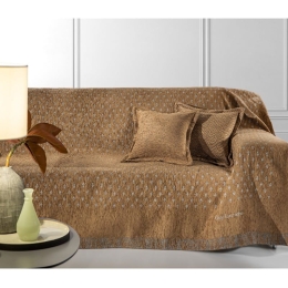 Ριχτάρι Intima Cocoa Guy Laroche Τριθέσιο 180x300cm Βαμβάκι-Chenille