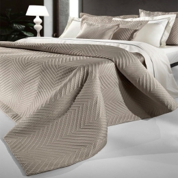 Κουβερλί Seduction (Σετ 3τμχ) Taupe Guy Laroche Υπέρδιπλο 240x250cm Microsatin
