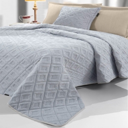 Κουβερλί Voltaire (Σετ 2τμχ) Denim Guy Laroche Υπέρδιπλο 220x240cm Microfiber