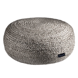 Πουφ - Σκαμπό Ottoman 50X50X25 Grey Guy Laroche