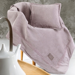 Ριχτάρι Rubicon Amethyst Guy Laroche Τριθέσιο 170x300cm Microfiber-Polyester