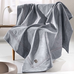 Ριχτάρι Rubicon Silver Guy Laroche Τετραθέσιο 170x350cm Microfiber-Polyester