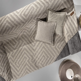 Ριχτάρι Aberon Natural Guy Laroche Διθέσιο 180x250cm Chenille,Βαμβάκι,Polyester