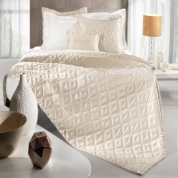 Κουβερλί Fiera (Σετ 3τμχ) Sand Guy Laroche Υπέρδιπλο 240x250cm Microsatin