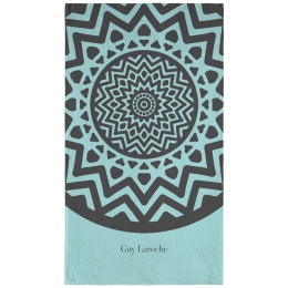 Πετσέτα Θαλάσσης Velour Printed 2101 Ocean Guy Laroche Θαλάσσης 100x175cm Βαμβάκι-Πολυέστερ