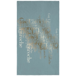 Πετσέτα Θαλάσσης Velour Printed 2103 Raf Guy Laroche Θαλάσσης 100x175cm Βαμβάκι-Πολυέστερ