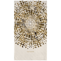 Πετσέτα Θαλάσσης Velour Printed 2302 Golden Guy Laroche Θαλάσσης 100x175cm Βαμβάκι-Πολυέστερ