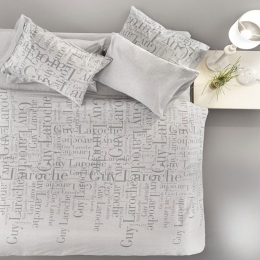 Σεντόνια Paris (Σετ 4τμχ) Silver Guy Laroche Υπέρδιπλο 240x265cm 100% Βαμβακερό Περκάλι