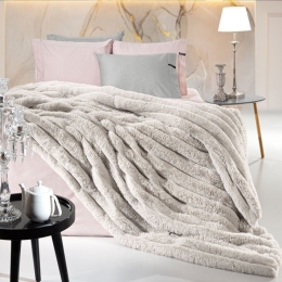 Κουβέρτα Γούνινη St. Moritz Ivory Guy Laroche Υπέρδιπλο 260x240cm Πολυέστερ