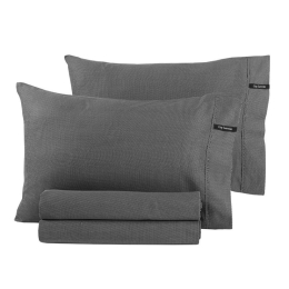 Μαξιλαροθήκες Minimal (Σετ 2τμχ) Black-White Guy Laroche 50Χ70 100% Βαμβακοσατέν