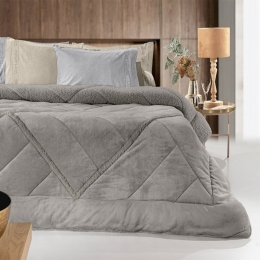 Κουβερτοπάπλωμα Paloma Natural Guy Laroche Μονό 160x220cm Πολυέστερ