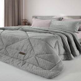 Πάπλωμα Trinity Grey Guy Laroche Μονό 160x240cm Πολυέστερ