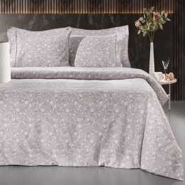 Παπλωματοθήκη Eloide Flannel (Σετ 3τμχ) Melanze Guy Laroche Υπέρδιπλo 225x245cm 100% Βαμβακερή Φανέλα