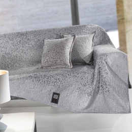 Ριχτάρι Matis Grey Guy Laroche Πολυθρόνα 180x150cm Ακρυλικό,Βαμβάκι, Polyester