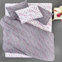 Σεντόνια Eloise (Σετ 3τμχ) Purple Guy Laroche Μονό 165x265cm 100% Βαμβακερό Περκάλι