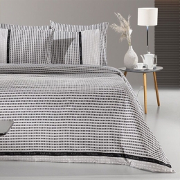 Σεντόνια Parma Flannel (Σετ 4τμχ) Grey Guy Laroche King Size 270x265cm 100% Βαμβακερή Φανέλα