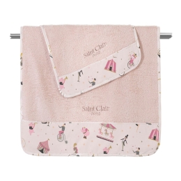 Πετσέτες Βρεφικές Enjoy (Σετ 2τμχ) Pink Saint Clair Σετ Πετσέτες 70x130cm 100% Βαμβάκι