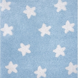 Σετ Χαλιά Κρεβατοκάμαρας 3Τμχ. Cocoon 8391/030 Blue-White Colore Colori Πολυέστερ