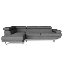Καναπές Γωνιακός Κόρνερ Grey 260Χ163Χ72εκ. Δεξιά Γωνία 40.0049 Ύφασμα