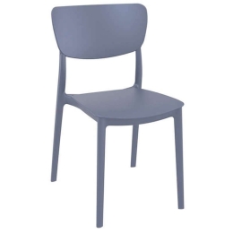 Καρέκλα Monna Dark Grey 45Χ53Χ82εκ Siesta 20.0422