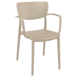 Πολυθρόνα Loft Dove Grey 54X53X82εκ. Siesta 20.0418