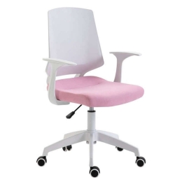 Πολυθρόνα Γραφείου ΒΣ1150-W White/Pink  62Χ54Χ92/102εκ. 01.0038
