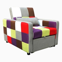 Πολυθρόνα/Κρεβάτι Μάτζικ Patchwork Multi  40.0017 85X103X85εκ. Ύφασμα