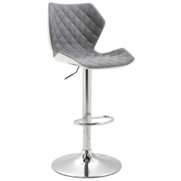 Σκαμπό Μπαρ 90 Grey (Σ2) 43.2207 Μέταλλο,Ύφασμα,Pu