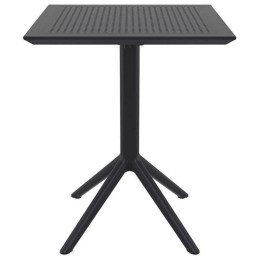 Τραπέζι Πτυσ/νο Sky 60Χ60X74εκ. Black Siesta 20.0283