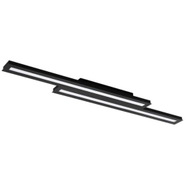 Φωτιστικό Οροφής-Πλαφονιέρα 99411 Saliteras-C Led Black-White Eglo Μέταλλο,Πλαστικό
