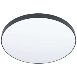 Φωτιστικό Οροφής-Πλαφονιέρα 98896 Zubieta-A Led Ø595 Black-White Eglo Μέταλλο,Πλαστικό