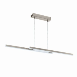 Φωτιστικό Οροφής Fraioli-Z 900077 105,5x10x120cm 2xLed 17W Satin Nickel Eglo