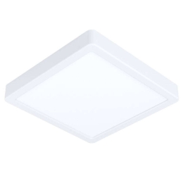 Φωτιστικό Οροφής-Πλαφονιέρα Fueva-Z 900104 21x21x2,8cm Dimmable Led 16,5W White Eglo Ατσάλι,Πλαστικό