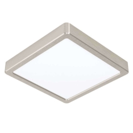 Φωτιστικό Οροφής-Πλαφονιέρα Fueva-Z 900115 21x21x2,8cm Dimmable Led 16,5W Satin Nickel Eglo Ατσάλι,Πλαστικό