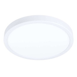 Φωτιστικό Οροφής-Πλαφονιέρα Fueva-Z 98843 28,5x2,8cm Dimmable Led 19,5W White Eglo Ατσάλι,Πλαστικό