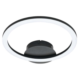 Φωτιστικό Οροφής-Πλαφονιέρα Parrapos-Z 900323 34x30x4,5cm Dimmable Led 12W Black Eglo