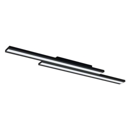 Φωτιστικό Οροφής-Πλαφονιέρα Saliteras-Z 900024 116x16x5cm 2xLed 10,2W Black Eglo