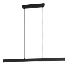 Φωτιστικό Οροφής-Ράγα Simolaris-Z 99603 122x5,5x110cm Dimmable Led 35W Black Eglo