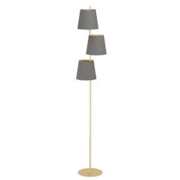 Φωτιστικό Δαπέδου Almeida-2 99612 32x167cm 3xE27 40W Cappuccino-Gold Eglo
