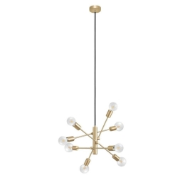 Φωτιστικό Οροφής Gradoli 99811 71x110cm 8xE27 60W Gold Eglo