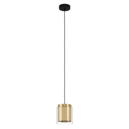 Φωτιστικό Οροφής Lagunitas 99651 15x110cm 1xE27 40W Black-Gold Eglo