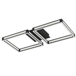 Φωτιστικό Οροφής-Πλαφονιέρα Altaflor 99788 65x30x7cm 8xLed 2,8W Black-White Eglo