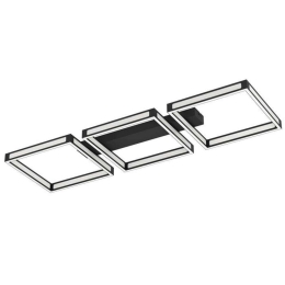 Φωτιστικό Οροφής-Πλαφονιέρα Altaflor 99789 100x31,5x7cm 12xLed 2,8W Black-White Eglo