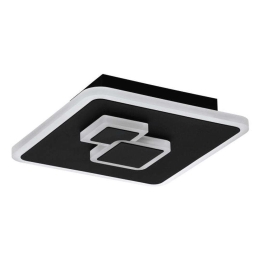 Φωτιστικό Οροφής-Πλαφονιέρα Cadegal 30658 20x20x5cm Led 7,8W Black-White Eglo